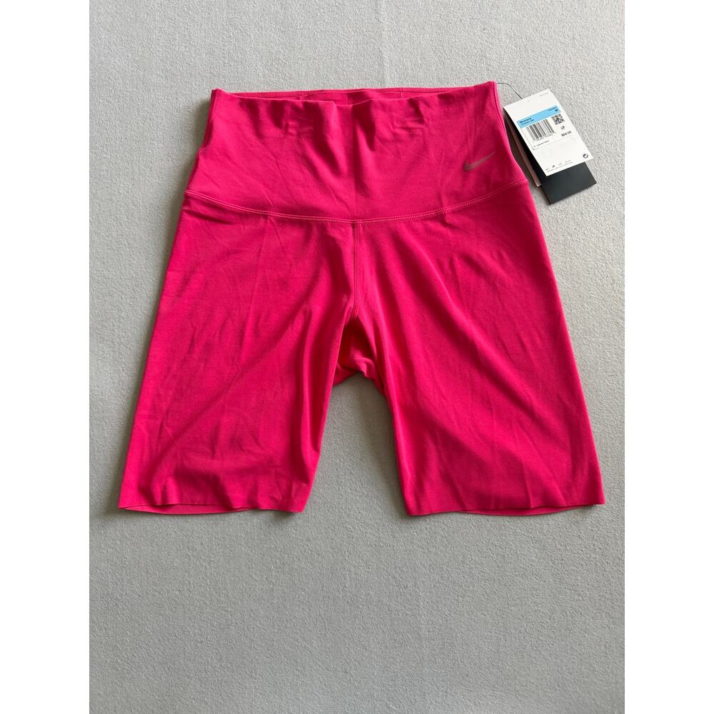 Nike Zenvy Dri-FIT High Rise 8” Bike Shorts Hot Pink Women’s M NWT